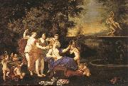 Albani  Francesco Venus Attended by Nymphs and Cupids oil painting reproduction